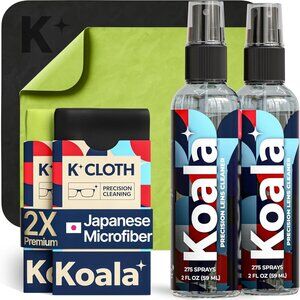 ❤️#18 / Koala Eyeglass Lens Cleaner Spray Kit | (2x)Bottle + (2x)Cloth